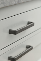 Furnipart - Fold Handle - greb i zink antik grå CC160mm L170mm B18mm H32mm